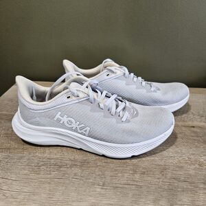 Hoka One One Womens Solimar 1123075 White Running Shoes Sneakers Size 9.5 B